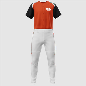 Uniforme de Béisbol Personalizado para Equipos, Producción Rápida al por Mayor, Uniforme de Béisbol Duradero, Ropa de Entrenamiento Ligera - Product Image 1