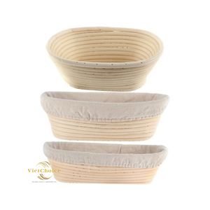 Competitive Vietchoice Set 2 Modern Rattan Eco-Friendly Multifunction Oval Customized Color Home Sourdough <b>Bread</b> Baking <b>Baskets</b> - Product Image 6
