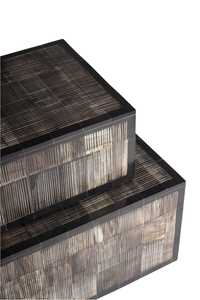 Sophisticated Handmade Bone Inlay Storage Box Abstract <b>Black</b> & White Wooden Jewelry Organizer for <b>Dressing</b> <b>Table</b>, Bedroom, - Product Image 6