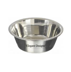 Tazón de comida para perros brillante plateado de estilo personalizado, hecho a mano, la mejor venta, tazón de comida para perros, tazón de comida para perros de hierro indio de acero inoxidable - Product Image 1