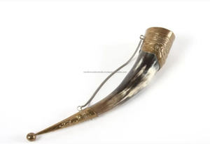 Tasse à bière en verre artisanal naturel de qualité supérieure Logo personnalisable Corne à boire polie pour une utilisation décorative de confiance - Product Image 2