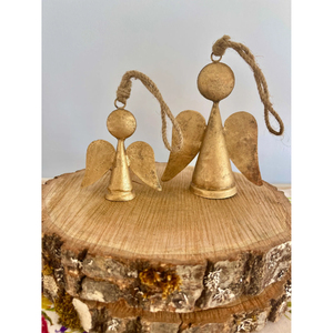Standard Quality Farmhouse Decor Christmas Decor <b>Angel</b> Shape <b>Bell</b> Brass Made Metal Mini Cow <b>Bells</b> at Wholesale Price Supplies - Product Image 5