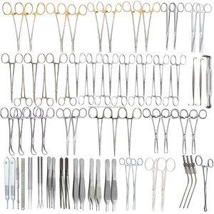 Juego de Instrumentos de Cirugía Plástica Reutilizables de Acero Inoxidable, 74 Piezas, Kit de Rinoplastia y Cirugía de Senos, Proveedor Mayorista - Product Image 2