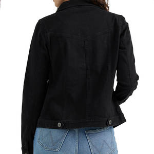 Eco-friendly Windproof Wholesale Women Cropped <b>Denim</b> <b>Jacket</b> <b>Custom</b> <b>Denim</b> <b>Jacket</b> Manufacturer Plus Size <b>Denim</b> <b>Jacket</b> - Product Image 3