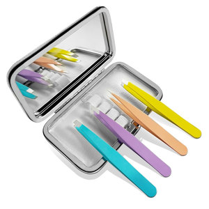 Professional Stainless Steel Eyebrow Tweezer For Long Lasting Use Ergonomic <b>Grip</b> Eyebrow Tweezer For Comfortable <b>Control</b> - Product Image 5