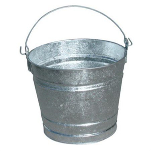 Cubo Metálico Galvanizado Cuadrado al por Mayor, Cubo de Hierro con Asa de Madera, Estilo Vintage, Maceta, Decoración de Jardín, Cubo de Almacenamiento - Product Image 4