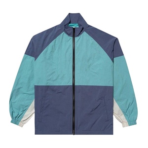 Chaqueta cortavientos de último estilo al por mayor con logotipo personalizado, cierre frontal con cremallera, la más vendida, informal, para exteriores, para hombre. - Product Image 1