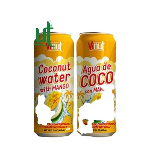 490ml d'eau de coco avec mangue sans sucre ajouté Fabricant d'emballage personnalisé OEM de marque privée - Product Image 1
