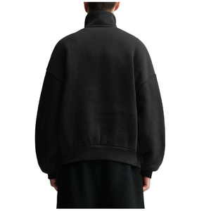 Sudadera Casual Personalizada Más Vendida para Hombre y Mujer, Suave, con Cuello Redondo, Cierre de Cremallera de Cuarto, Bordado de Toalla, Lavado Ácido - Product Image 4