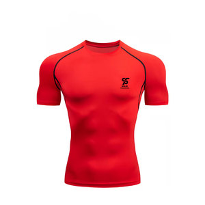 Camiseta Deportiva para Hombre, Diseño Profesional, Elástica, de Secado Rápido, Transpirable, para Entrenamiento en Interiores y Exteriores, Marca Solid Trader - Product Image 1