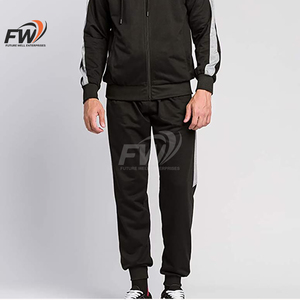 Custom Streetwear Baggy Sweatsuit Cotton <b>Plain</b> <b>Tracksuits</b> For Men Heavy Weight Sweatpants And Hoodie Set - Product Image 4