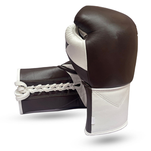 Guantes de Boxeo Personalizados con Logotipo, de Alta Calidad, Hechos de Cuero, con Cordones y Muñequera Ajustable - Product Image 1