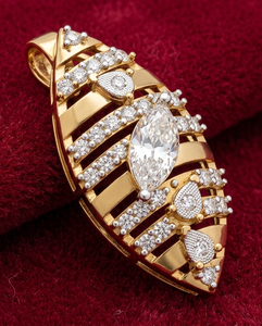 Luxury <b>Solid</b> 18k <b>Gold</b> IGI Certified Lab Grown Round Brilliant Cut Diamond <b>Pendant</b> Rhodium Plated Jewelry - Product Image 1