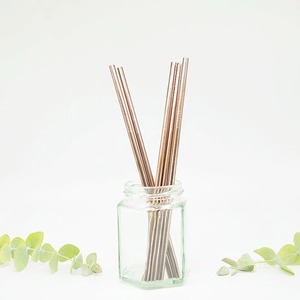 Pailles réutilisables en acier inoxydable de haute qualité, ensemble de pailles écologiques - Product Image 2