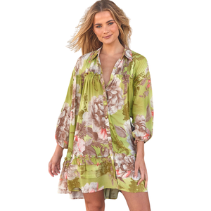 Mini Vestido Estampado Floral para Mujer, Ligero, Ropa de Verano - Product Image 5