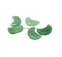 Super qualité cristal d'opalite naturelle Feng Shui forme de lune pierre précieuse belle vente en gros bijoux médiation pierre sculptée agate