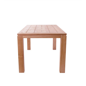 Luxury Modern Reclaimed Teak <b>Wood</b> Rectangle Waterproof Durable Expandable <b>Extendable</b> Outdoor <b>Dining</b> <b>Table</b> 180x90cm Eco-Friendly - Product Image 3