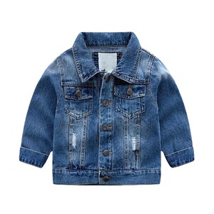 Boy Kids Winter Denim Jacket Breathable <b>Wool</b> Liner Stylish Relaxed Fit Comfortable Everyday Outerwear <b>100</b>% Polyester Filling - Product Image 2