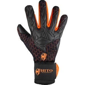 Gants de gardien de but de football personnalisés de haute qualité, paume avant en latex allemand de 4 mm, dos en latex, impression par sublimation et injection de silicone - Product Image 2
