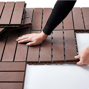 Cheap Anti-UV Anti-Slip Waterproof High Strength European Style Terrace Balcony Courtyard Deck Tiles Click Lock Installation - Product Image 1