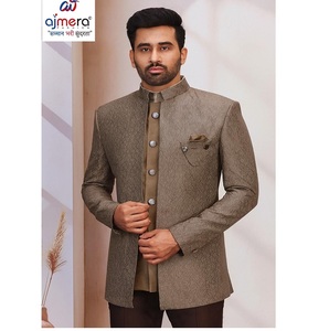 Ajmera Men Suit <b>Set</b> Elegant Formal <b>Blazer</b> Outfit for Wedding Party Office Wear Comfortable Fit - Product Image 1