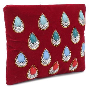 2022 Style Ladies Party Evening <b>Bags</b> Satin Women Beaded Coin Purse Golden <b>Peacock</b> Kids Beaded Wallet Colorful Beaded Coin - Product Image 3