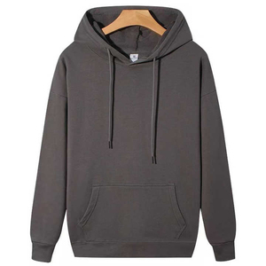 เสื้อฮู้ดโอเวอร์ไซส์สีขาว ผ้าฝ้าย 100% มีกระเป๋าหน้า สกรีนโลโก้ได้ ระบายอากาศได้ดี ใส่ได้ทั้งชายหญิง เหมาะสำหรับฤดูหนาว สไตล์สตรีทแวร์ - Product Image 2