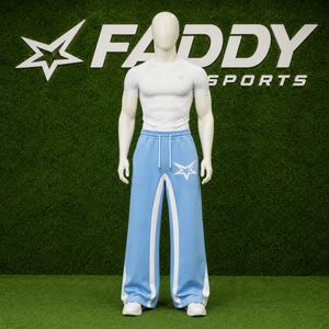 Pantalones Deportivos Holgados con Estampado de Estrellas y Logotipo Personalizado, Pantalones de Chándal Anchos de Estilo Urbano para Hombre, Pantalones Deportivos Unisex Casuales de Algodón y Felpa - Product Image 2