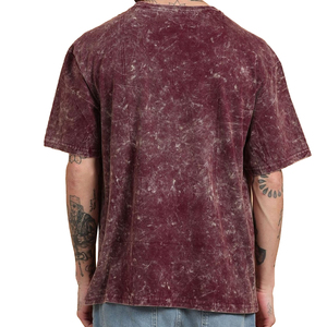 Camisetas Vintage para Hombre, Personalizadas al por Mayor, de Gran Tamaño, Lavadas con Ácido, Tejidas, 100% Algodón, Transpirables y Anti-Pilling - Product Image 2