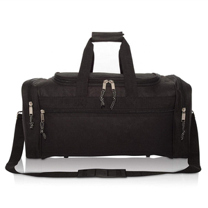 Customized Logo New Polyester Lining Zipper Closure Duffel <b>Bags</b> Large Capacity Lightweight <b>Leather</b> <b>Duffle</b> <b>Bag</b> - Product Image 4