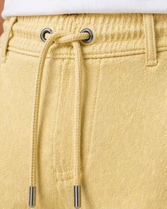 Men Mustard Yellow Slim Fit Casual <b>Jogger</b> Pants Elastic Waist Drawstring Trousers Soft Fabric Streetwear Comfortable Daily Wear - Product Image 3