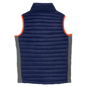 Gilet matelassé sans manches à capuche personnalisé avec logo OEM, en duvet de canard et d'oie, chaud pour l'hiver, pour femmes - Product Image 2