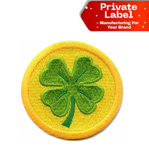 Badges brodés personnalisés B2B, patchs pour blazer, badges à marque privée, écussons pour casquettes, avec logo personnalisé, vente en gros direct usine - Product Image 1