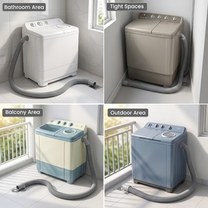 Manguera de Desagüe Universal para Lavadora Semiautomática, Flexible y Larga, de Alta Demanda, Repuesto para Tubo de Descarga de Agua - Product Image 4