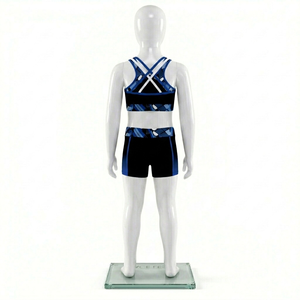 Vestidos de Práctica de Animadoras para Niñas de Alta Calidad Personalizables, Conjunto Elegante de Spandex/Algodón con Impresión por Transferencia de Calor - Product Image 2