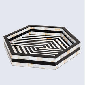 Bandeja DE SERVICIO DE MADERA hecha a mano de alta calidad personalizada, madera natural ecológica para uso doméstico o en restaurantes y hoteles - Product Image 2