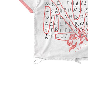 T-shirt court oversize homme à manches courtes 100 % coton jersey imprimé sérigraphié col roulé formel avec bordure contrastante écologique - Product Image 2