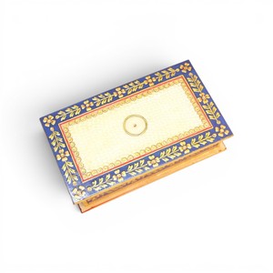 Hand Painted Marble Storage <b>Box</b> with Lid | Decorative Jewelry, <b>Keepsake</b> & Gift <b>Box</b> - Product Image 3