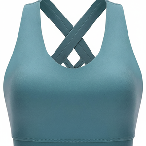 Fashionable Women <b>Top</b> Selling Yoga Wear Sports Bras Custom Logo Exercise Workout Women High Impact Sports Bra for Sale - Product Image 1