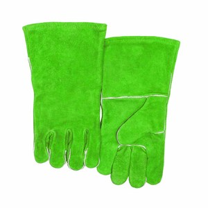 Gants de soudure en cuir de vachette pleine fleur robustes pour la sécurité industrielle, protection individuelle, lutte contre les incendies, gants durables pour four et grillades - Product Image 5