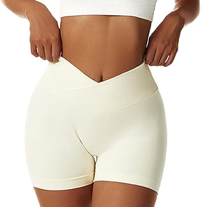 <b>Women</b> Fitness Compression <b>Shorts</b> Seamless High Stretch Breathable Workout Running Yoga Athletic Activewear Factory Direct Supply - Product Image 5