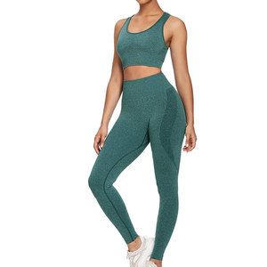 Service OEM, Vêtements d'entraînement, Ensemble de yoga pour femmes de haute qualité, Nouveau design, Prix bas, Meilleures ventes, Ensemble de yoga respirant pour femmes - Product Image 1