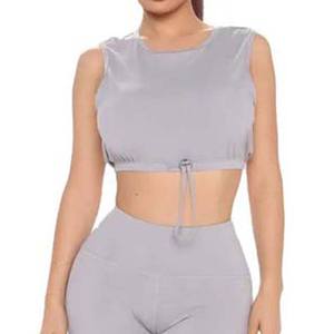 Conjunto de Shorts de Yoga Transpirables y Ecológicos para Mujer, Talla Grande, 2 Piezas, de Alta Calidad, Secado Rápido, Spandex/Nailon, Cintura Alta, Hechos en Pakistán - Product Image 5