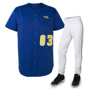 Nueva llegada 2024 uniforme de béisbol personalizado diferente diseño mejor precio uniforme de béisbol para ropa juvenil - Product Image 1