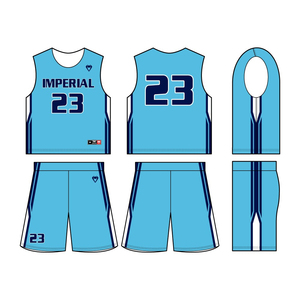 Imperial Custom Sublimated Box Lacrosse Jersey Set Men Women Youth Sleeveless Tank Top <b>Shorts</b> Quick Dry Uniforms All Seasons - Product Image 4