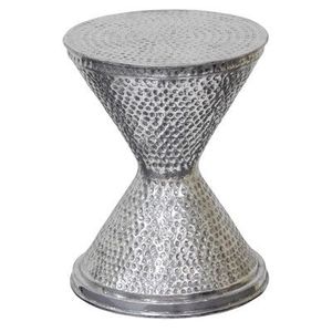 Mesa auxiliar metálica glamurosa, perfecta para decoración de alta gama, uso junto a la cama en dormitorios y entornos contemporáneos. - Product Image 2