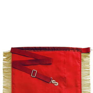 Custom Embroidered 3D <b>Sew</b>-On Masonic Badges Red White Gold Trim Classical Style Freemason Regalia Ceremonial Accessory - Product Image 5