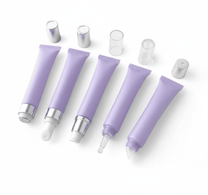 Premium Colored PE <b>Plastic</b> <b>Tube</b> Packaging Lip Gloss Lip Balm Lip Tint Eye Cream Convenient <b>Tube</b> Head Best Price Manufacturer - Product Image 1