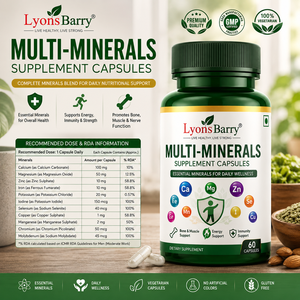 Capsules de Bisglycinate de Manganèse : Complément Alimentaire Haute Puissance pour la Santé des Os et des Articulations, Antioxydant, 60 Capsules - Product Image 2