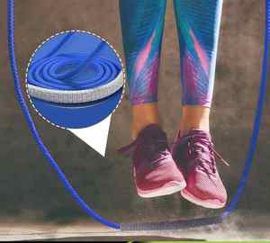 High Quality Professional Adjustable Plastic Cordless Portable Weighted Skipping <b>Rope</b> <b>Gym</b> Fitness Boxing Training Customizable - Product Image 4